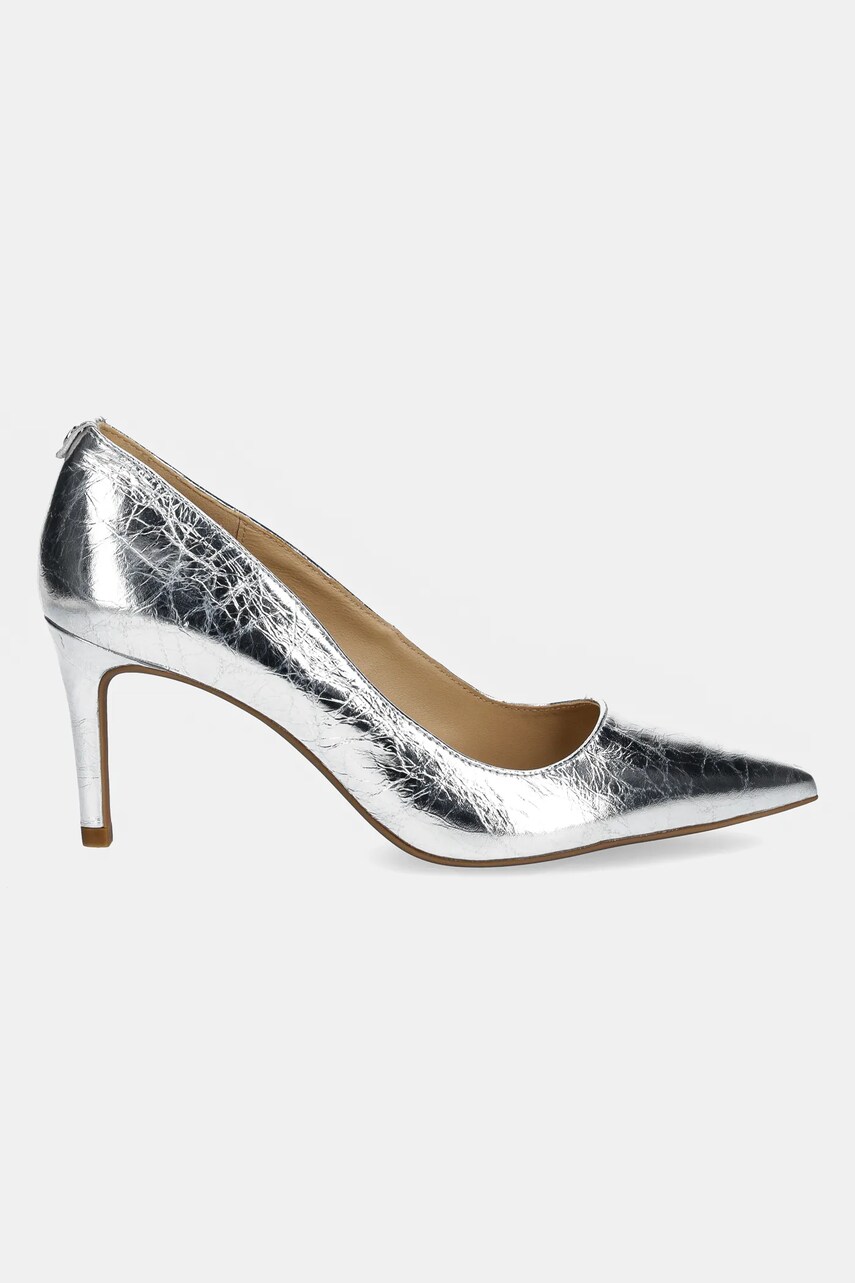 Шкіряні туфлі MICHAEL Michael Kors Alina колір срібний 40R5ALMP1M.040