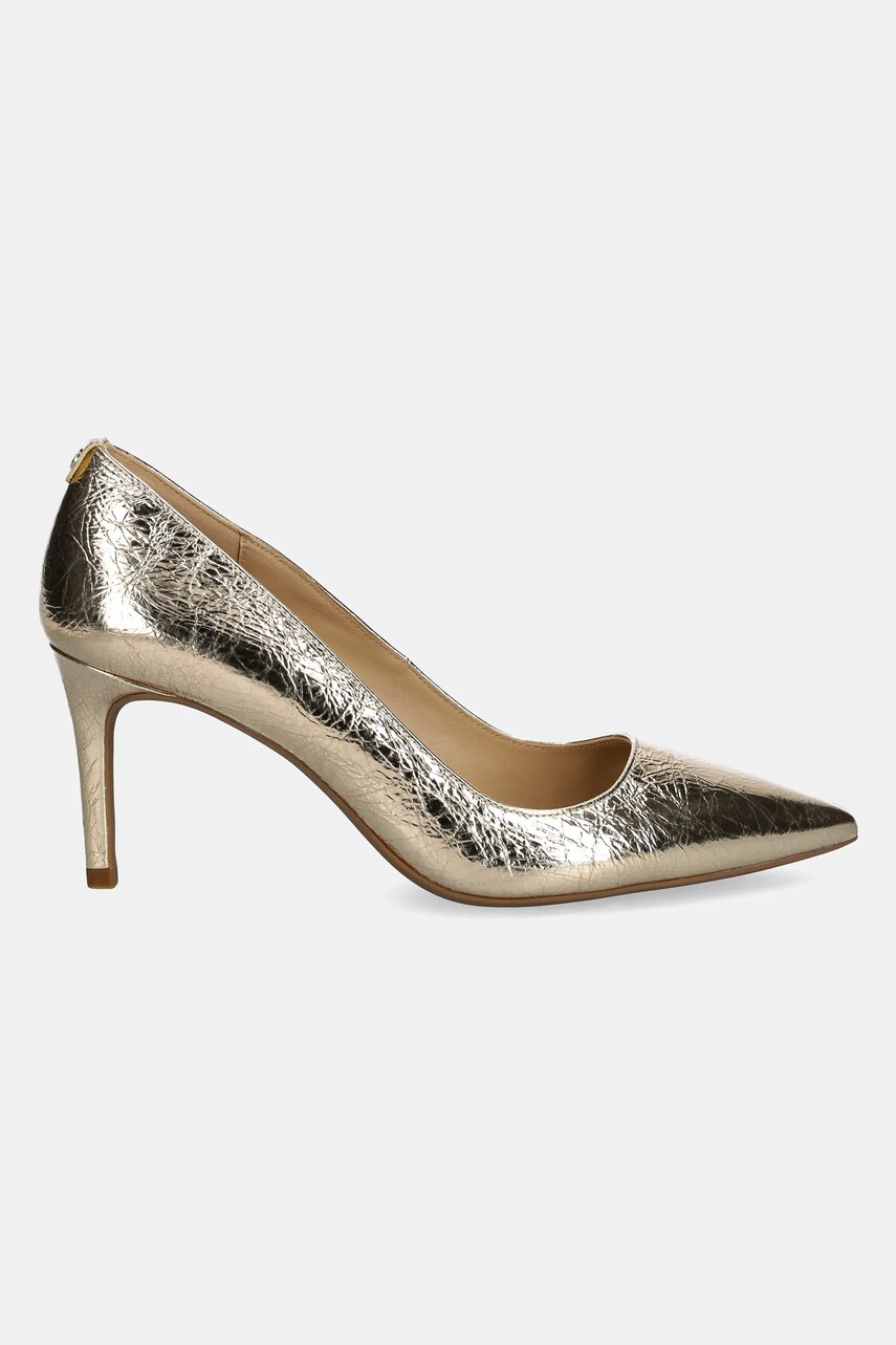 Шкіряні туфлі MICHAEL Michael Kors Alina колір золотий 40R5ALMP1M.740