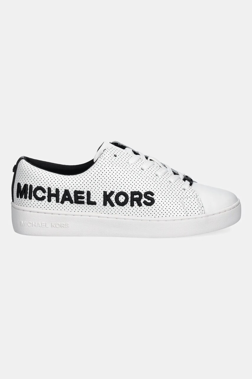 Шкіряні кросівки MICHAEL Michael Kors Keaton колір білий 43R5KEFS1L.001