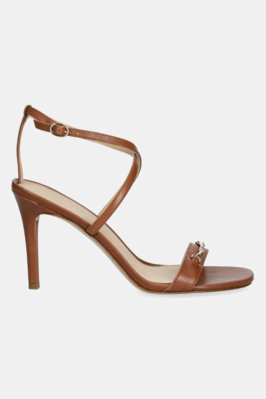 Шкіряні сандалі MICHAEL Michael Kors Lena колір коричневий 40R5LEHS1L.230