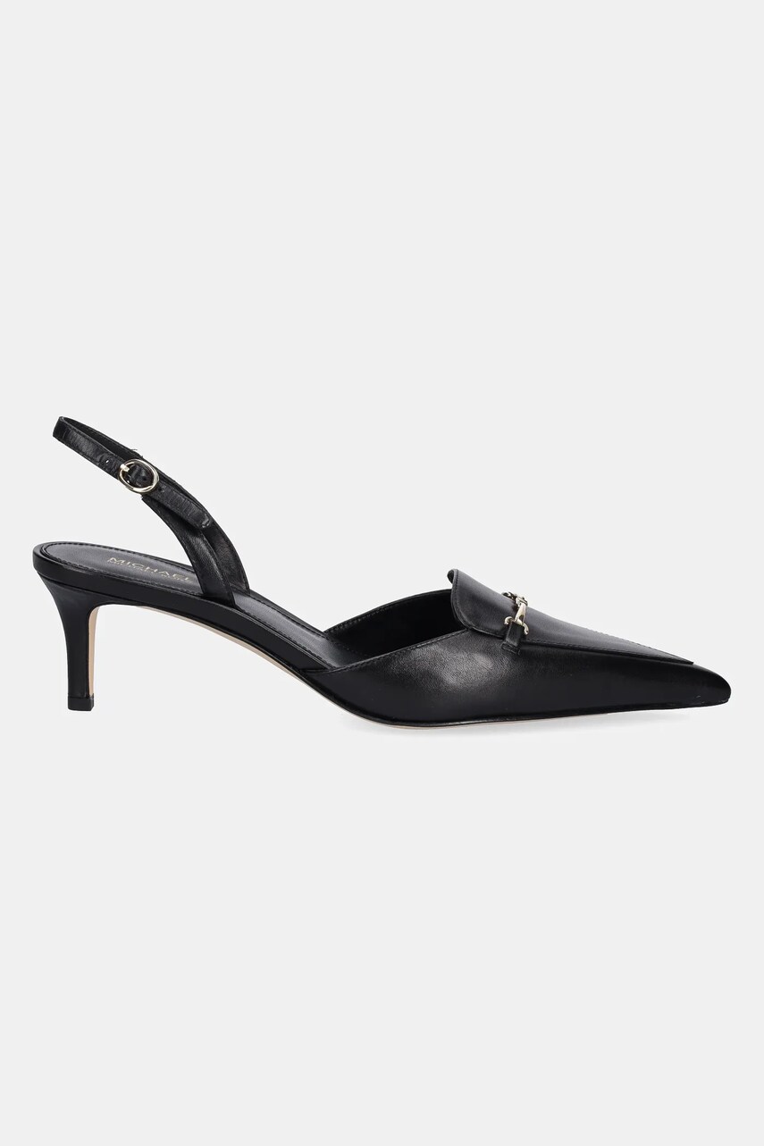 Шкіряні туфлі MICHAEL Michael Kors Lena колір чорний 40R5LEMP1L.001