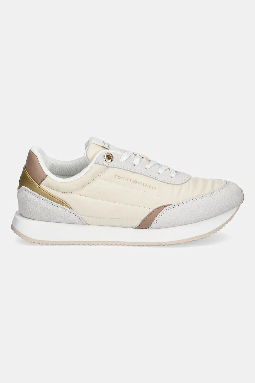 Кросівки Tommy Hilfiger ESSENTIAL RUNNER колір бежевий FW0FW08332