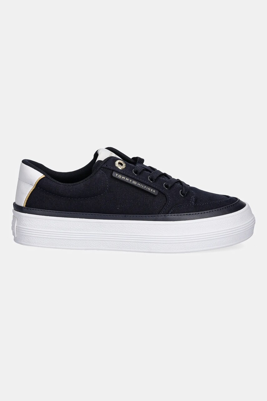 Кеди Tommy Hilfiger ESSENTIAL VULC TEXTILE SNEAKER жіночі колір синій FW0FW08323