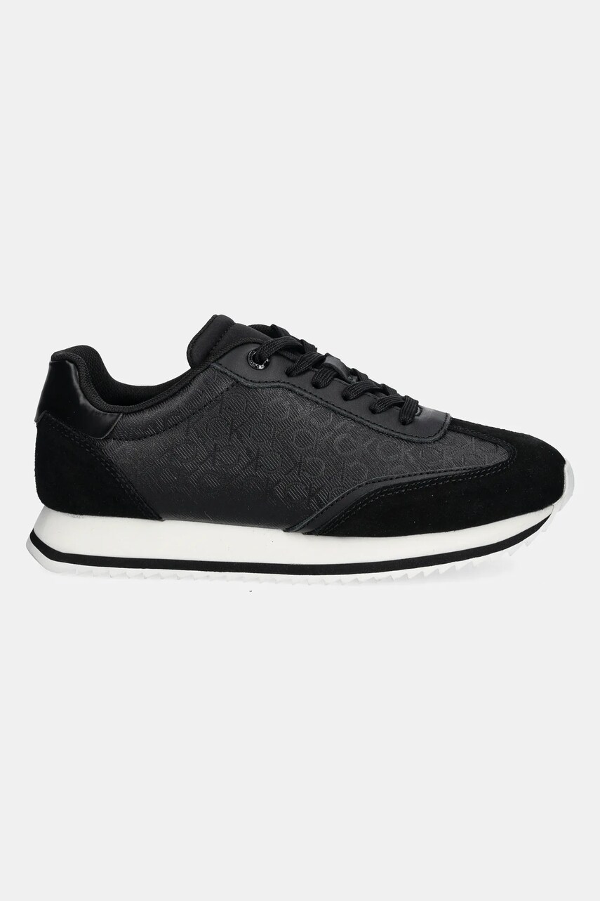 Кросівки Calvin Klein RUNNER LACE UP - MONO MIX колір чорний HW0HW02294