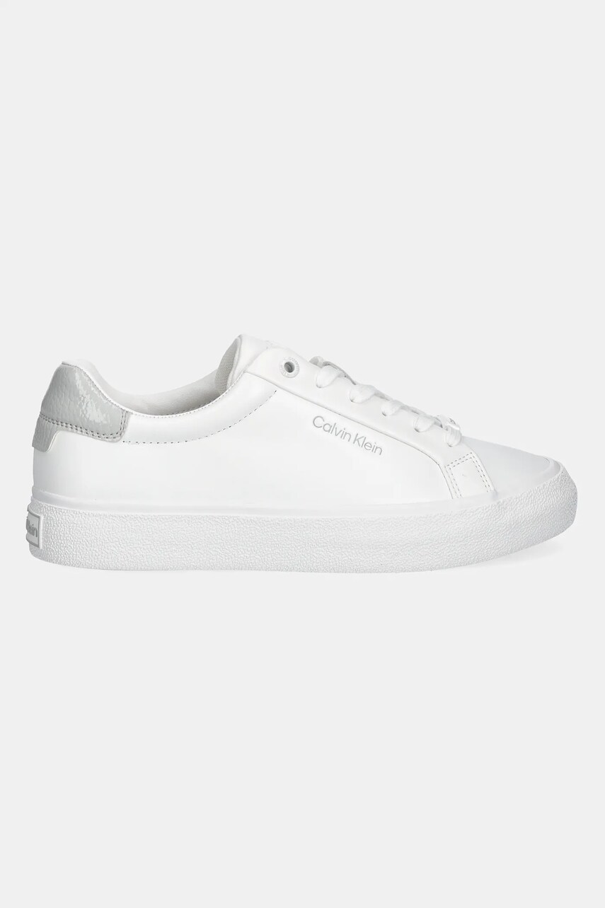 Кросівки Calvin Klein VULC LACE UP TEXTURE FOX - LTH колір білий HW0HW02439