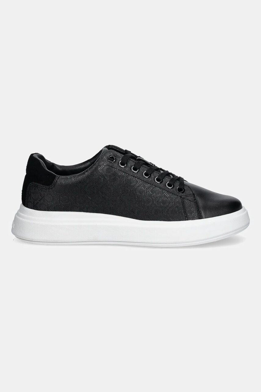 Кросівки Calvin Klein CUPSOLE LACE UP MONO колір чорний HW0HW02445