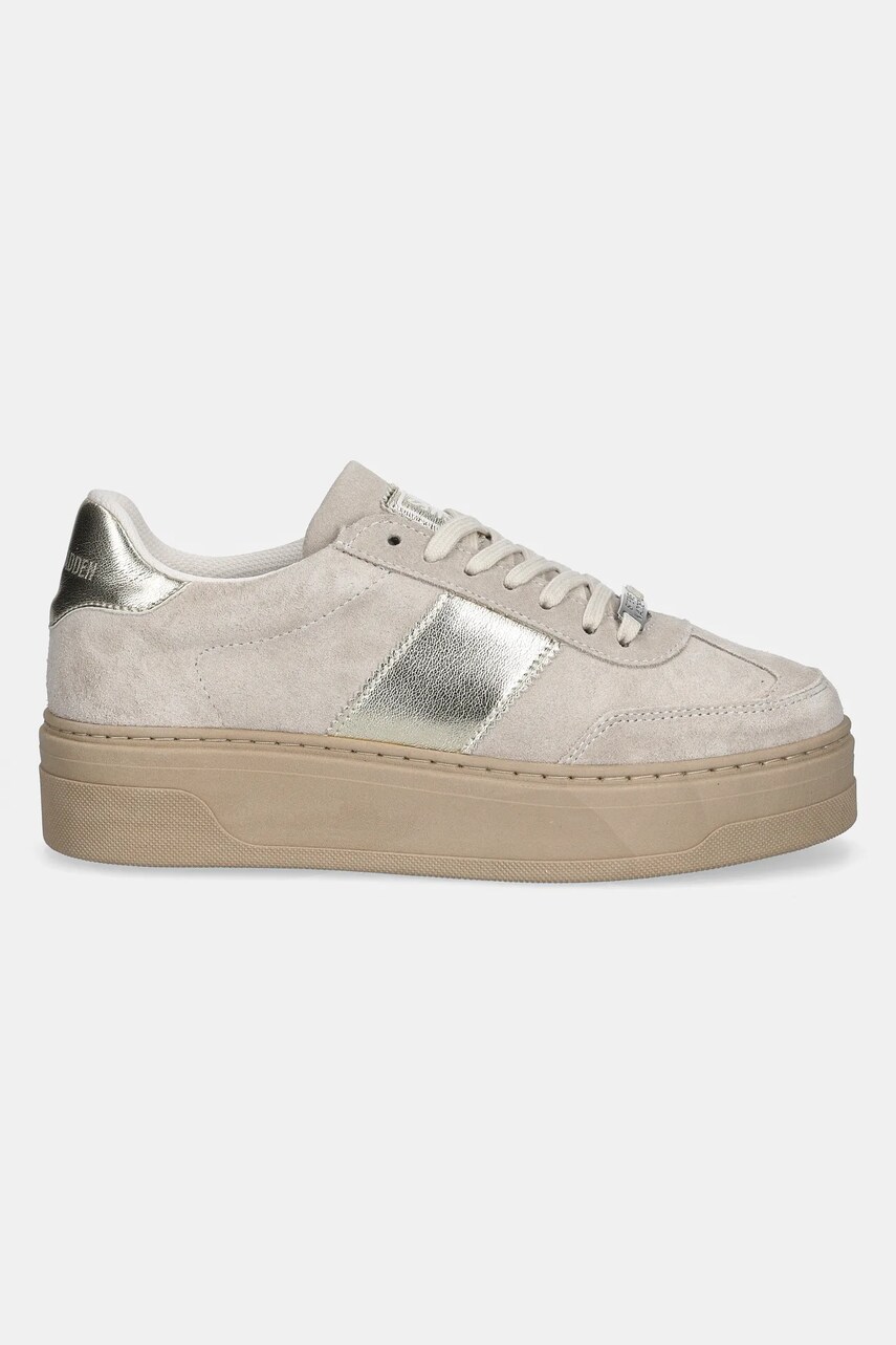 Замшеві кросівки Steve Madden Moxy колір бежевий SM11003414