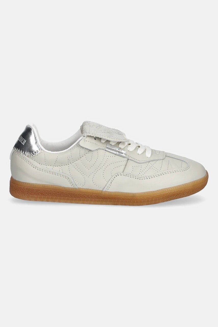 Шкіряні кросівки Steve Madden Eforma колір бежевий SM11003559