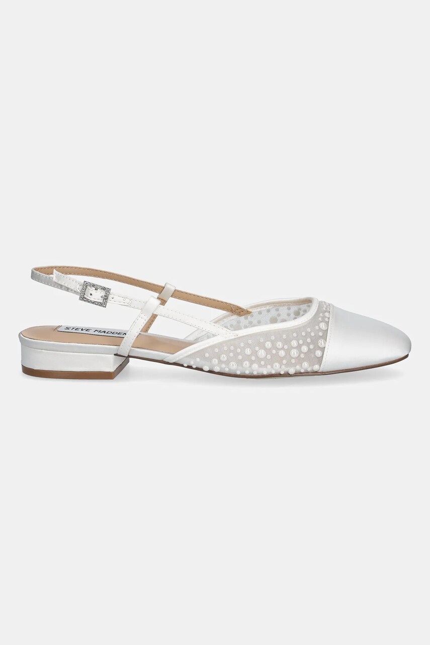 Балетки Steve Madden Belinda-P колір білий відкрита п'ята SM11003665