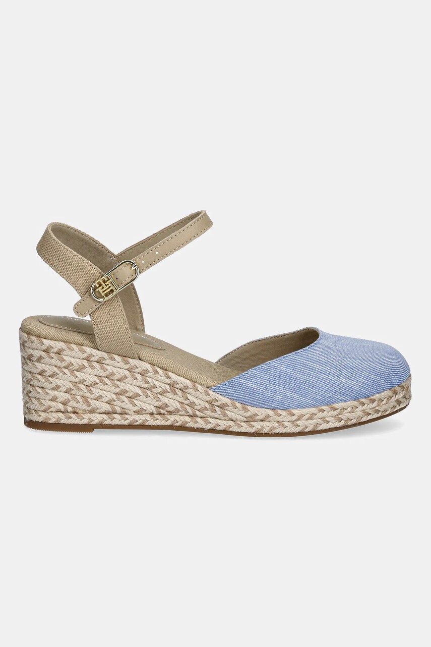 Еспадрилі Tommy Hilfiger CHAMBRAY MID WEDGE ESPAD на танкетці FW0FW08477