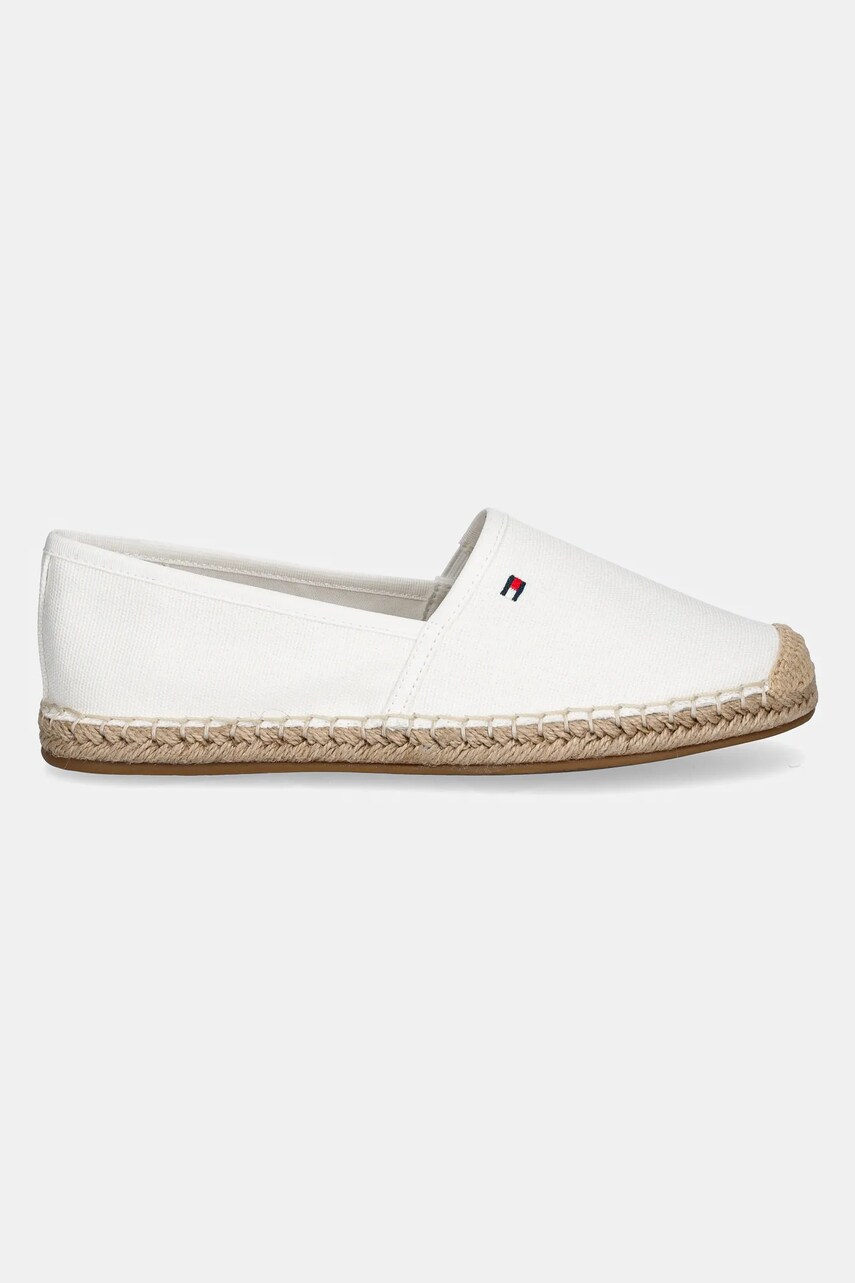 Еспадрилі Tommy Hilfiger FLAG CANVAS ESPADRILLE колір білий FW0FW08541