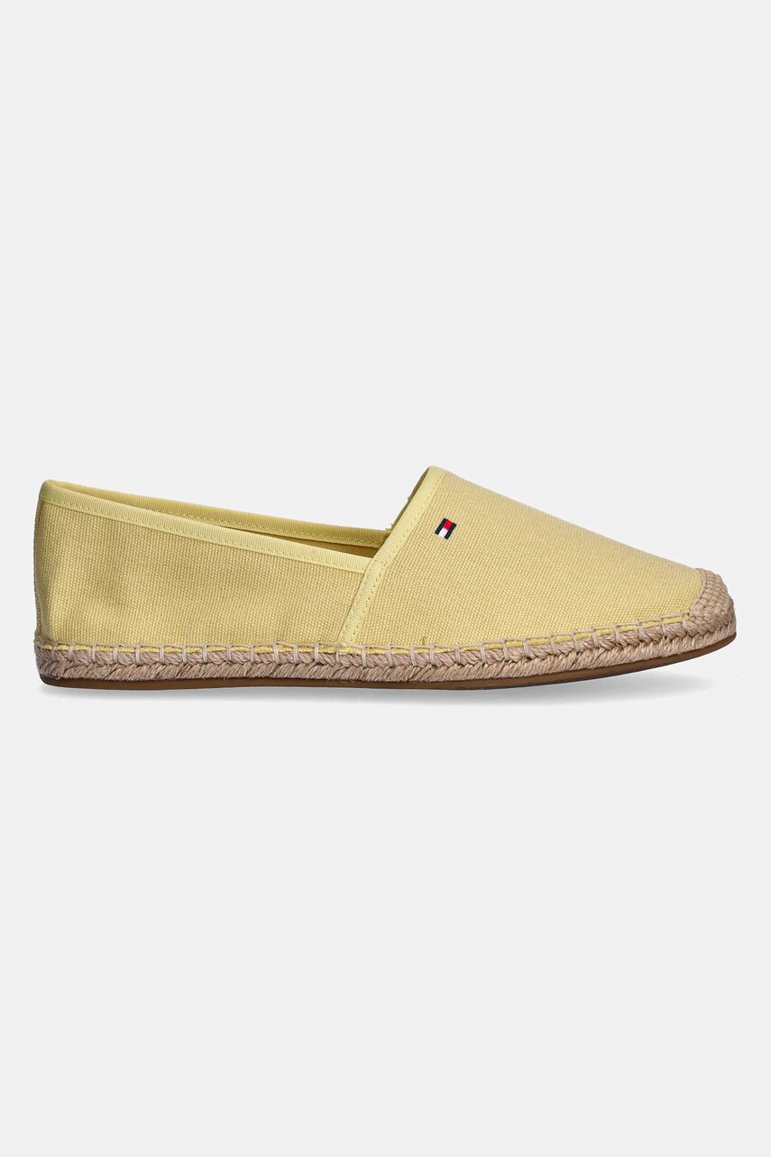 Еспадрилі Tommy Hilfiger FLAG CANVAS ESPADRILLE колір жовтий FW0FW08541