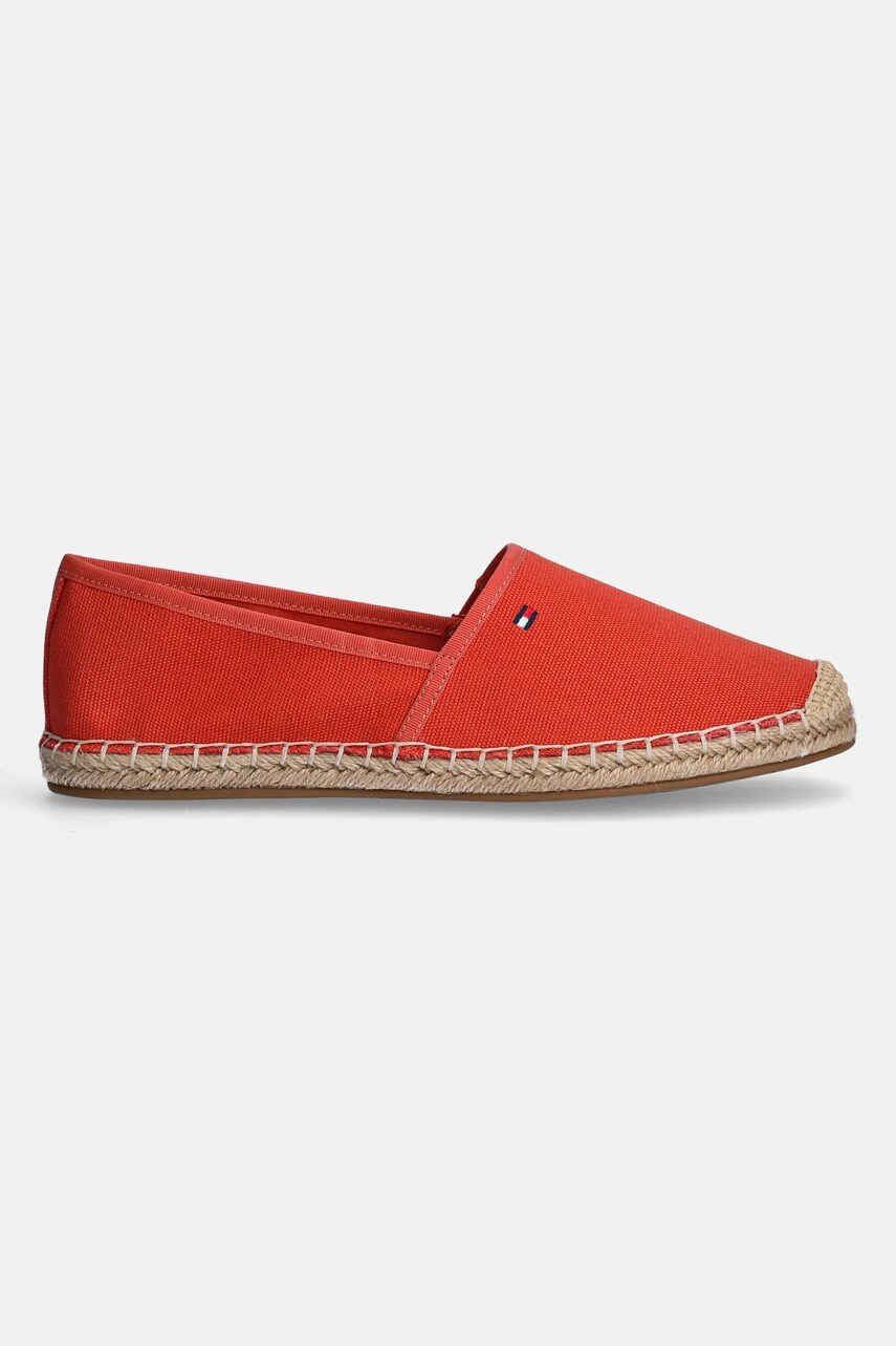 Еспадрилі Tommy Hilfiger FLAG CANVAS ESPADRILLE колір помаранчевий FW0FW08541