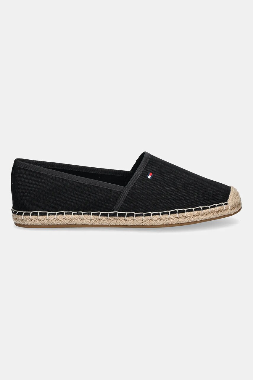 Еспадрилі Tommy Hilfiger FLAG CANVAS ESPADRILLE колір чорний FW0FW08541