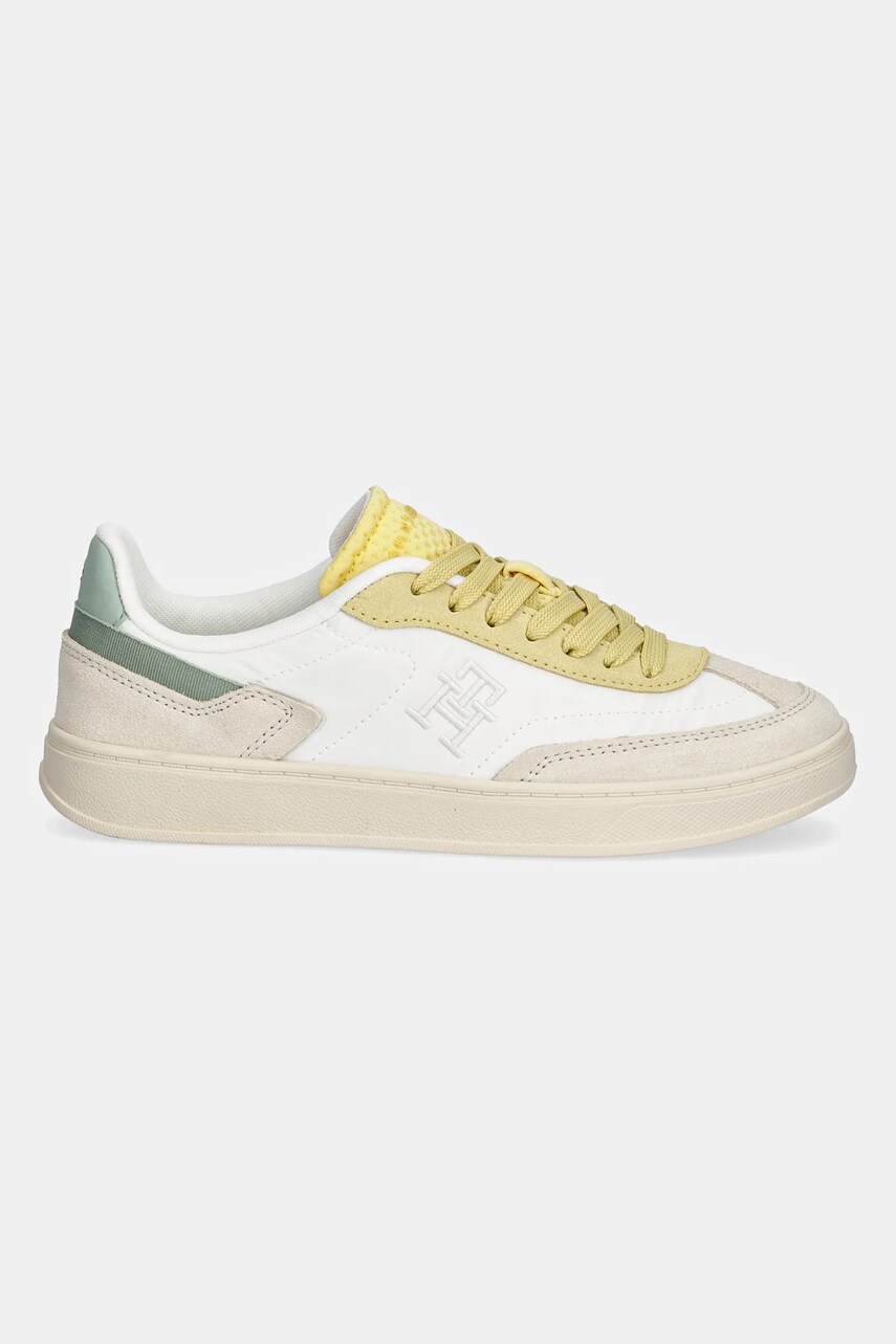 Кросівки Tommy Hilfiger TH HERITAGE SNEAKER жіночі колір бежевий FW0FW08643
