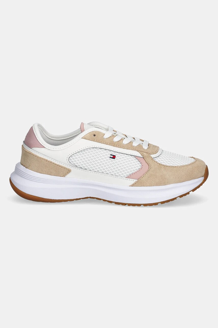 Кросівки Tommy Hilfiger SPORTY RUNNER жіночі колір бежевий FW0FW08644