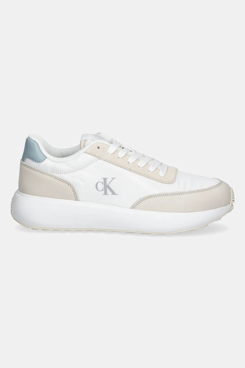 Кросівки Calvin Klein Jeans ATHLEISURE RUNNER LACEUP MIX WN колір білий YW0YW01774
