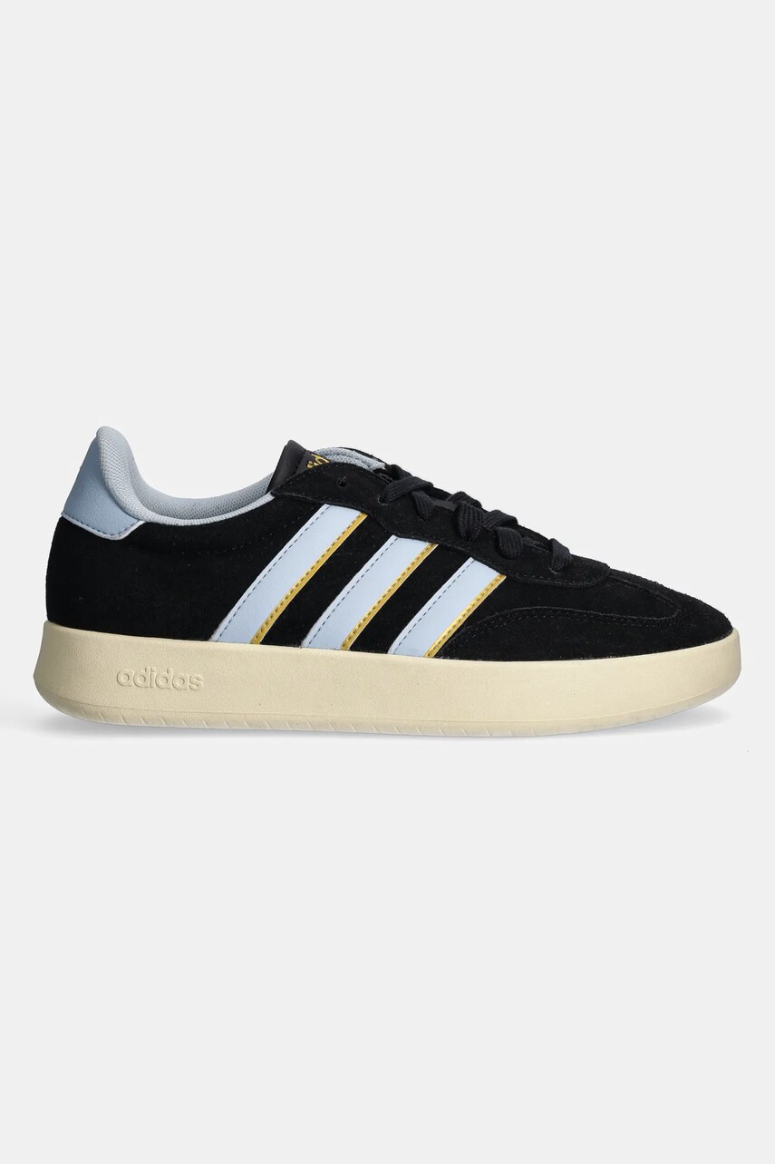 Замшеві кросівки adidas Barreda колір чорний JP7108