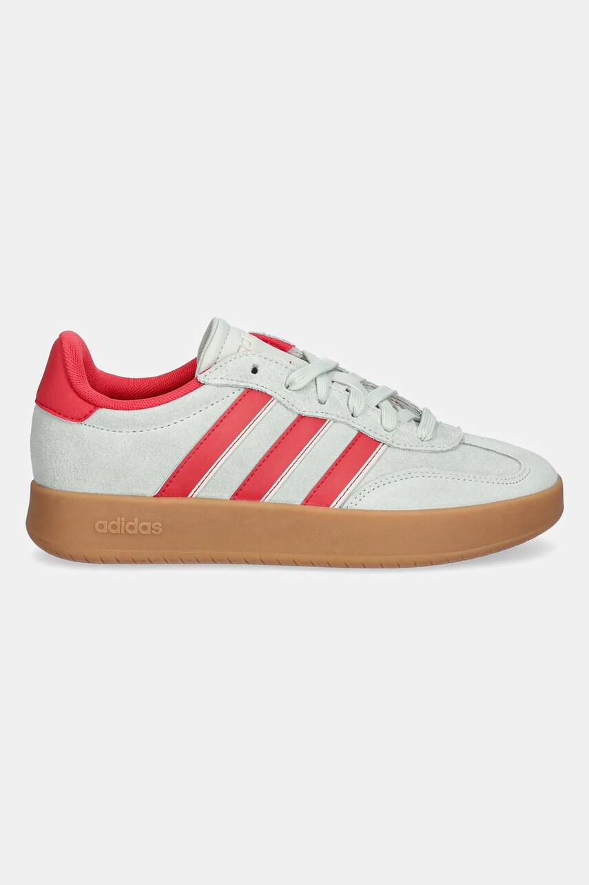 Замшеві кросівки adidas Barreda колір бірюзовий JP7109