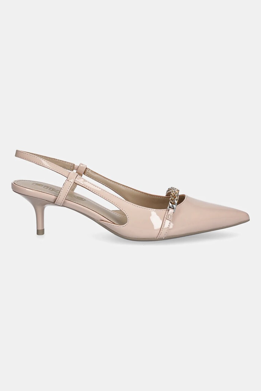 Туфлі Pinko Gloria колір бежевий SD0251 E002 W4E