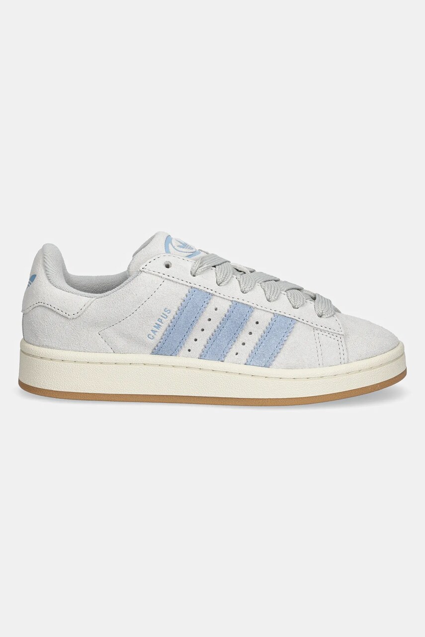 Замшеві кросівки adidas Originals Campus 00s жіночі колір сірий JH5627