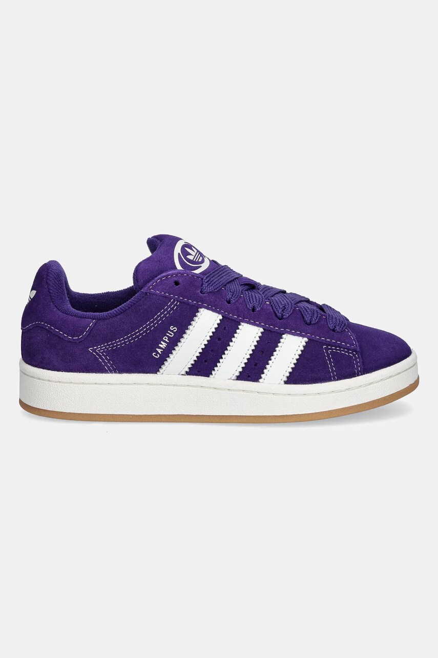 Замшеві кросівки adidas Originals Campus 00s колір фіолетовий JH7284