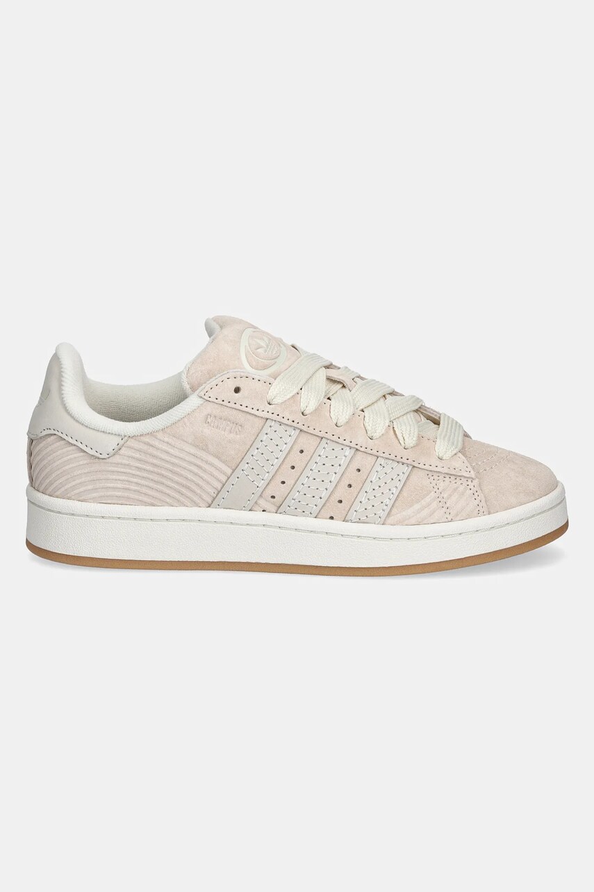 Замшеві кросівки adidas Originals Campus 00s колір бежевий JQ7670