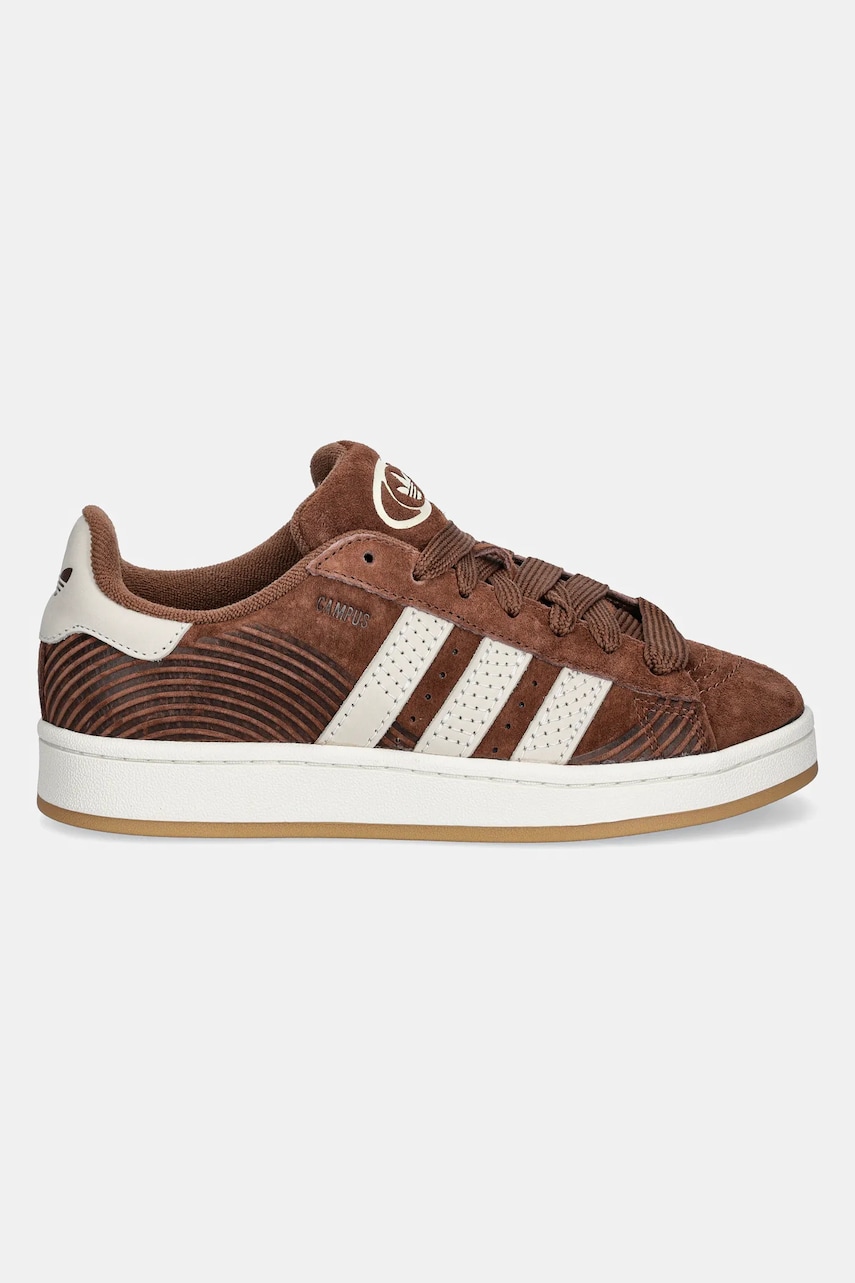 Замшеві кросівки adidas Originals Campus 00s колір коричневий JQ7671