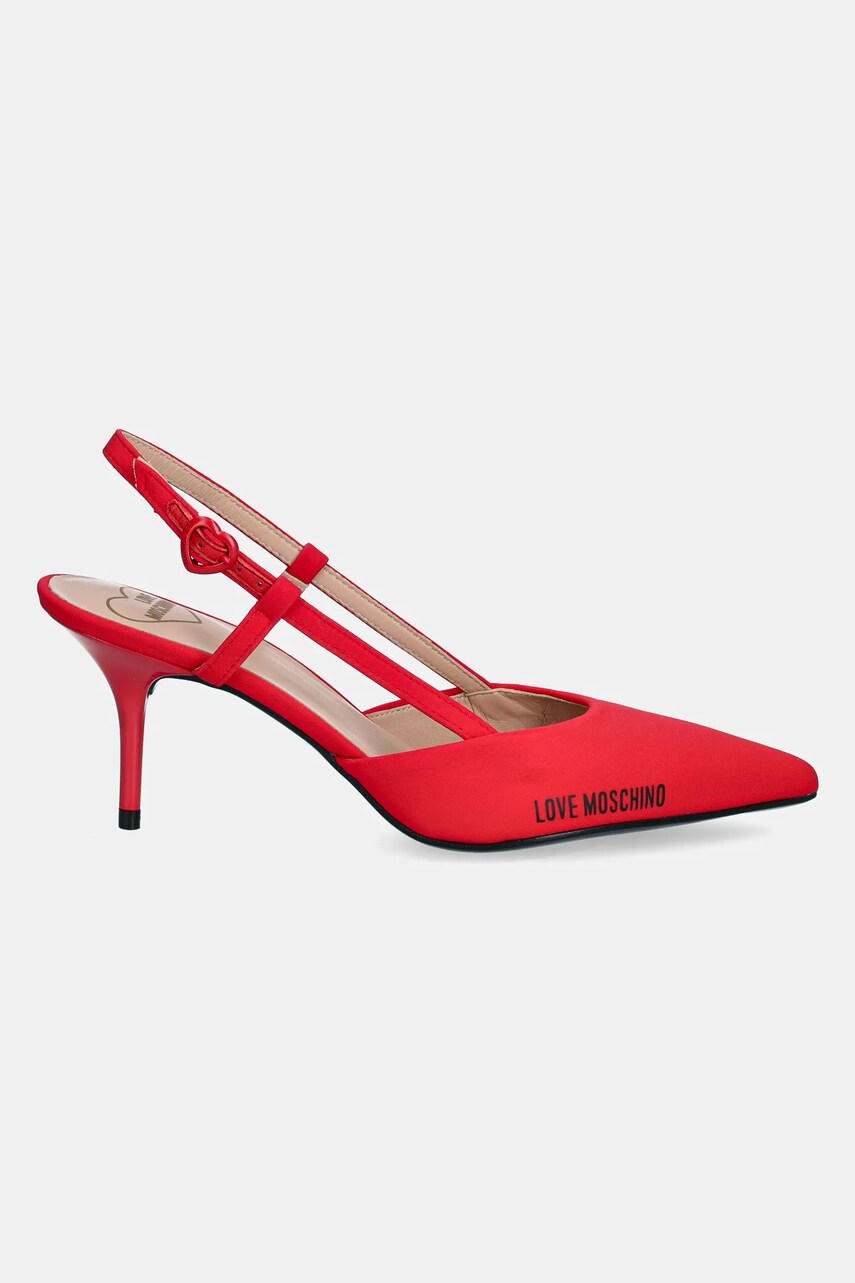 Туфлі Love Moschino колір червоний JA10627G1MIMX500