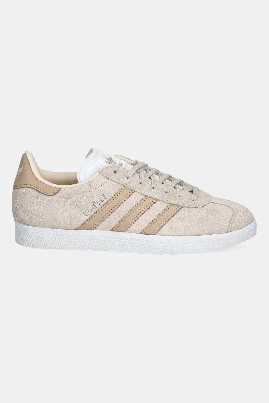 Замшеві кросівки adidas Originals Gazelle колір бежевий JH7215