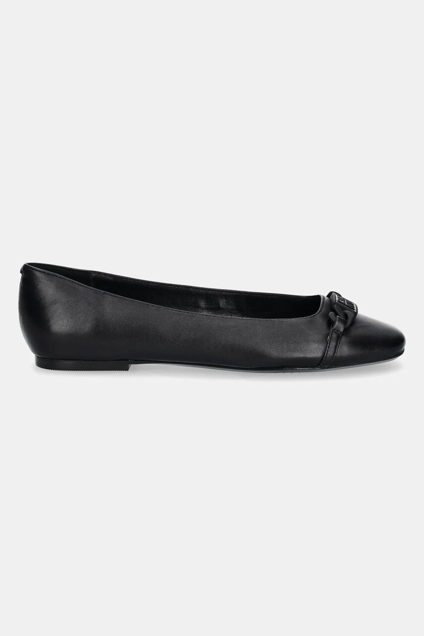 Шкіряні балетки Dkny Davilla колір чорний  K1594112