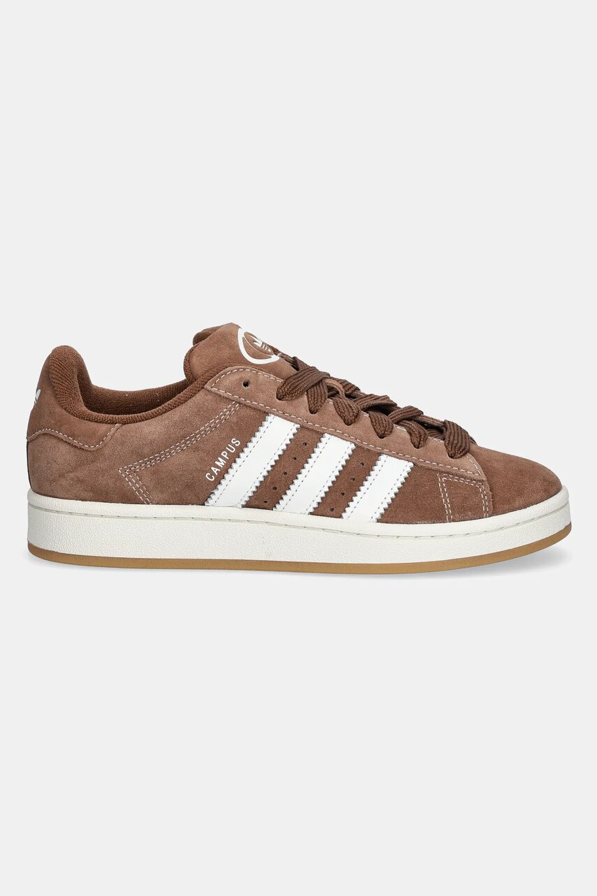 Замшеві кросівки adidas Originals Campus 00s жіночі колір коричневий JS2760