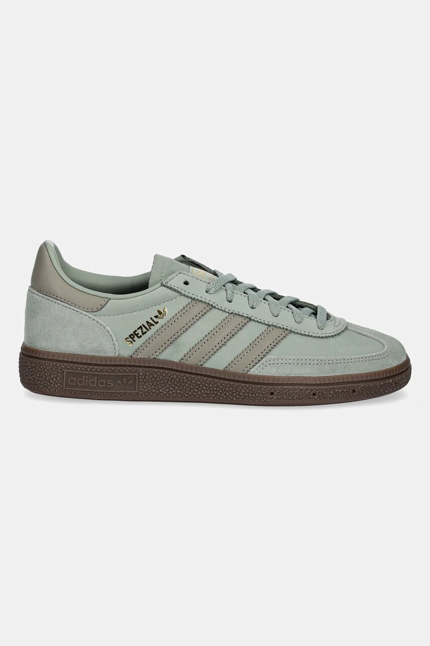 Кросівки з нубуку adidas Originals Handball Spezial W колір зелений JI2645