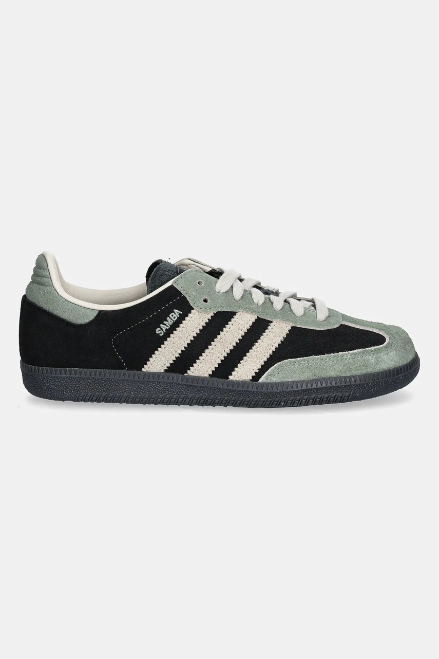 Замшеві кросівки adidas Originals Samba OG W жіночі колір чорний JI2680