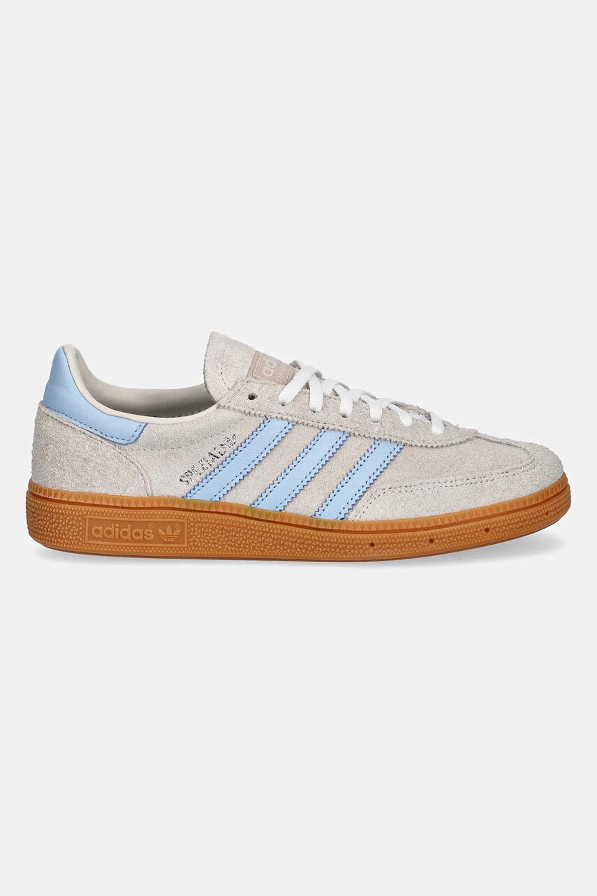 Замшеві кросівки adidas Originals Handball Spezial W жіночі колір сірий JS0241