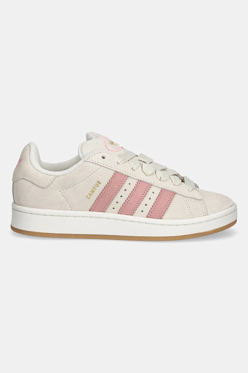 Шкіряні кросівки adidas Originals Campus 00s жіночі колір бежевий JI2752