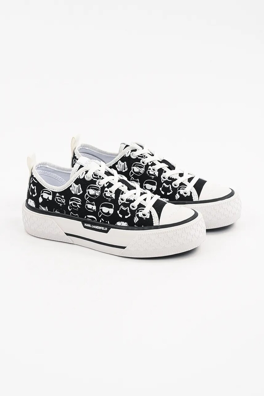 Кеди Karl Lagerfeld KAMPUS MAX III колір чорний KL60612T
