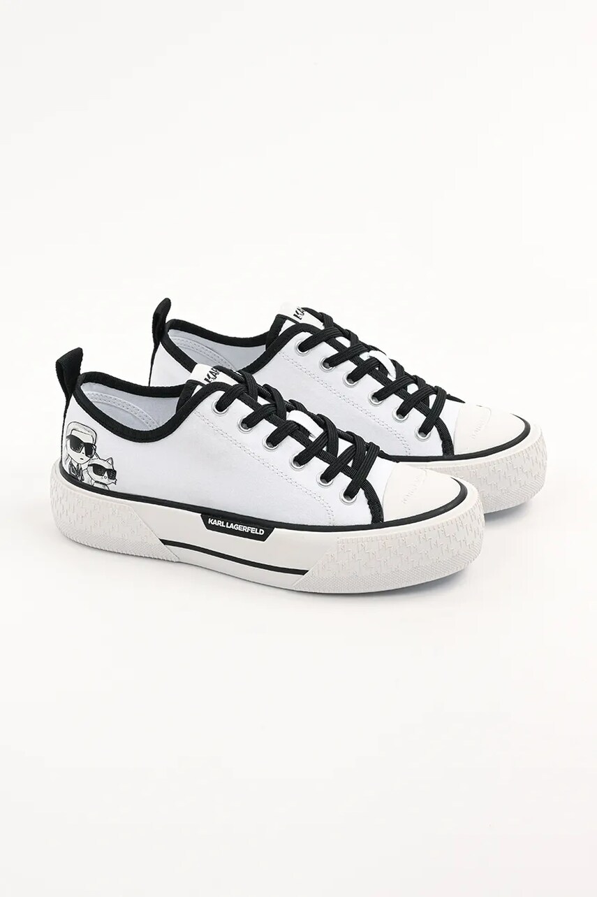 Кеди Karl Lagerfeld KAMPUS MAX III колір білий KL60614T