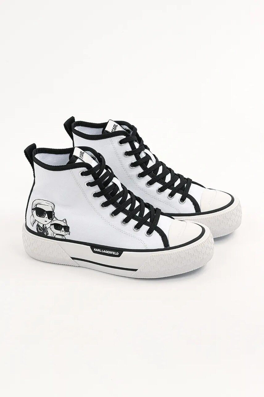 Кеди Karl Lagerfeld KAMPUS MAX III колір білий KL60654T