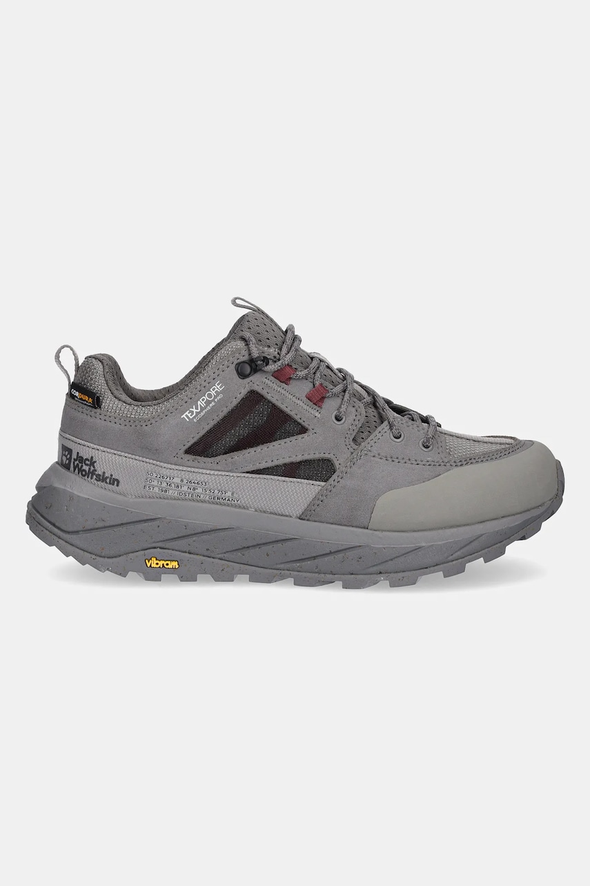 Черевики Jack Wolfskin Terraquest Texapore Low жіночі колір сірий 4056411