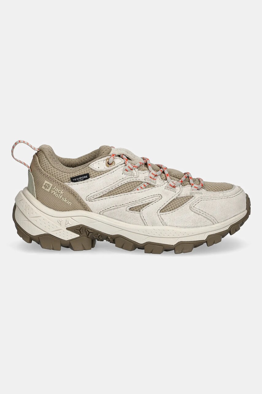 Черевики Jack Wolfskin Vojo Tour Texapore Low жіночі колір бежевий A62069