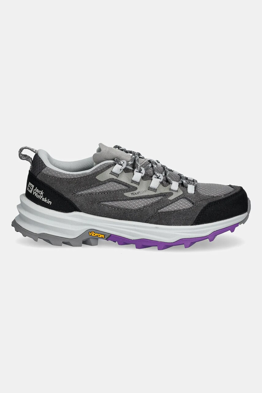 Черевики Jack Wolfskin Cyrox Vent Low жіночі колір сірий A64090