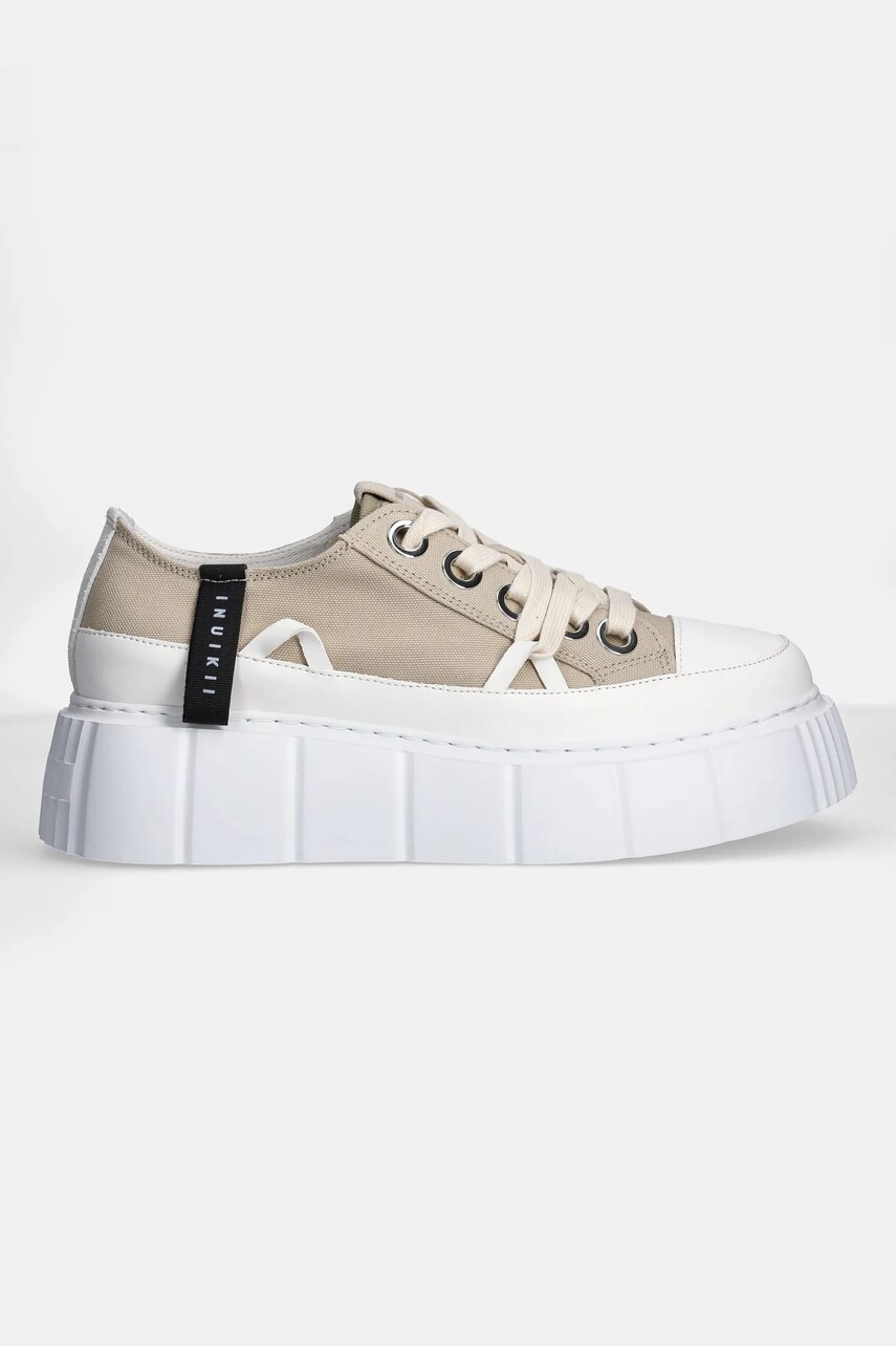 Кеди Inuikii Matilda Canvas Low жіночі колір бежевий 1001.001.0012.030 / 30102-025