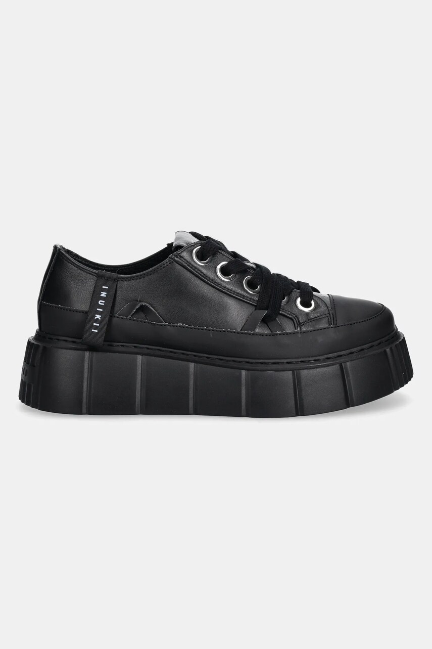 Шкіряні кеди Inuikii Leather Matilda Low жіночі колір чорний 1001.001.0022.000 / 35202-033