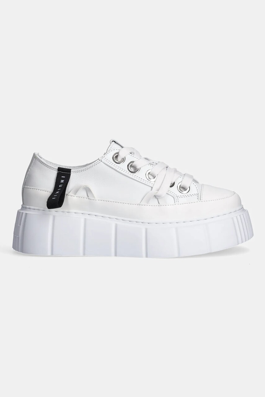 Шкіряні кросівки Inuikii Leather Matilda Low колір білий 1001.001.0022.100 / 35202-033