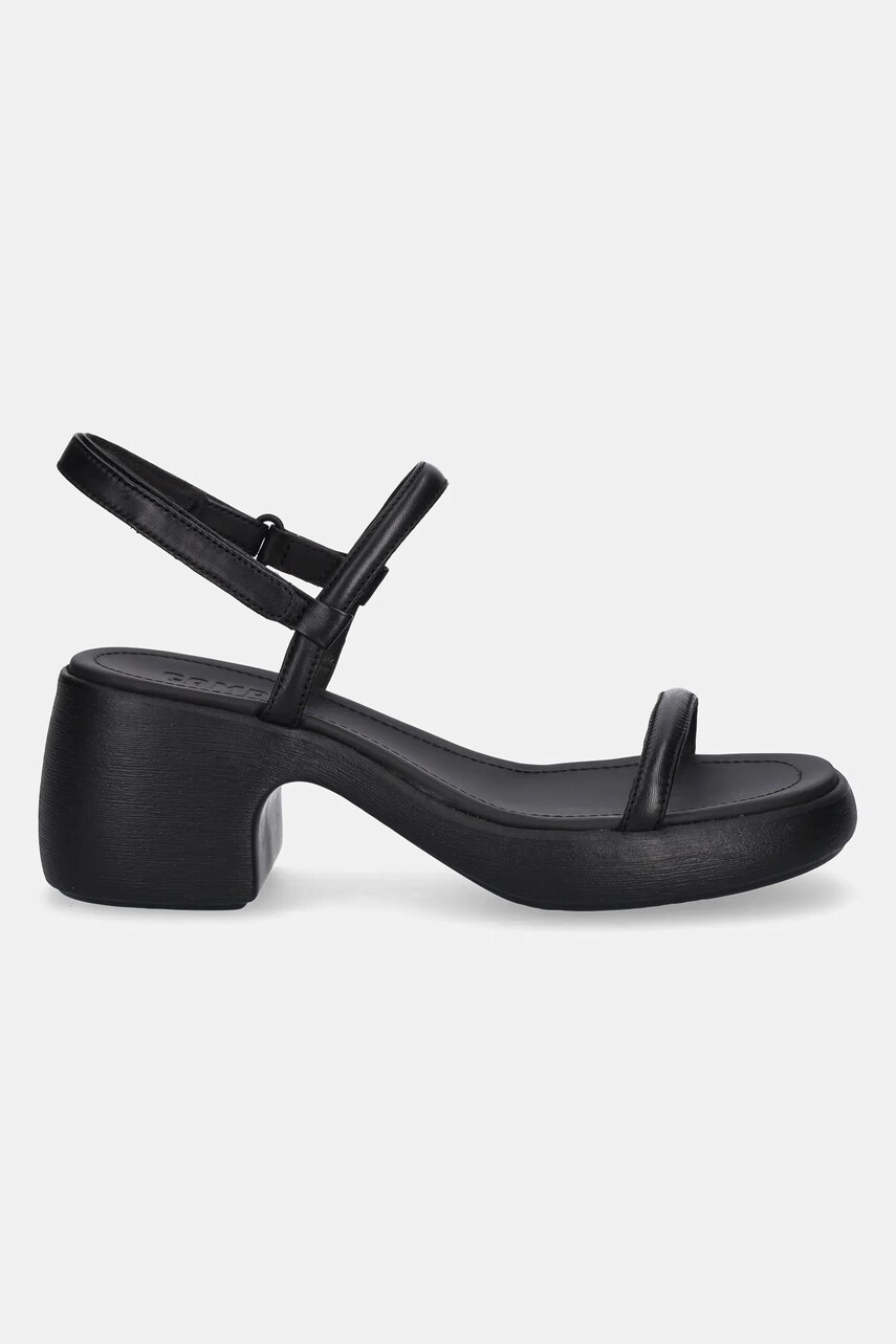 Шкіряні сандалі Camper Thelma Sandal колір чорний K201596-004