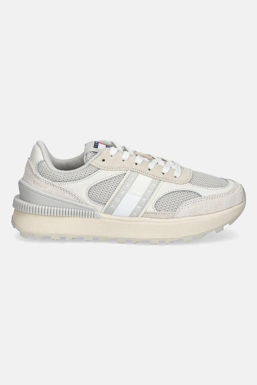 Кросівки Tommy Jeans TECH RUNNER колір бежевий EN0EN02743
