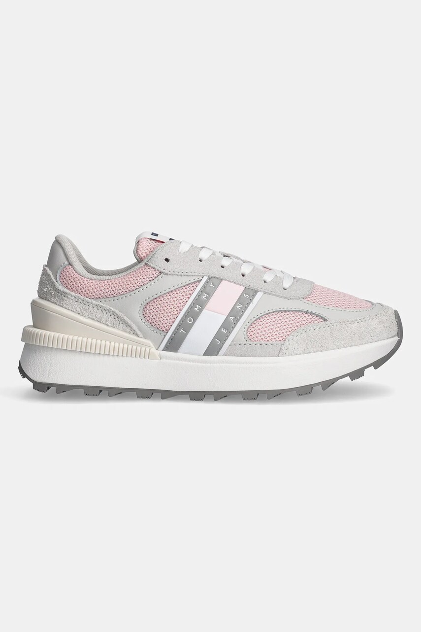 Кросівки Tommy Jeans TECH RUNNER колір рожевий EN0EN02743