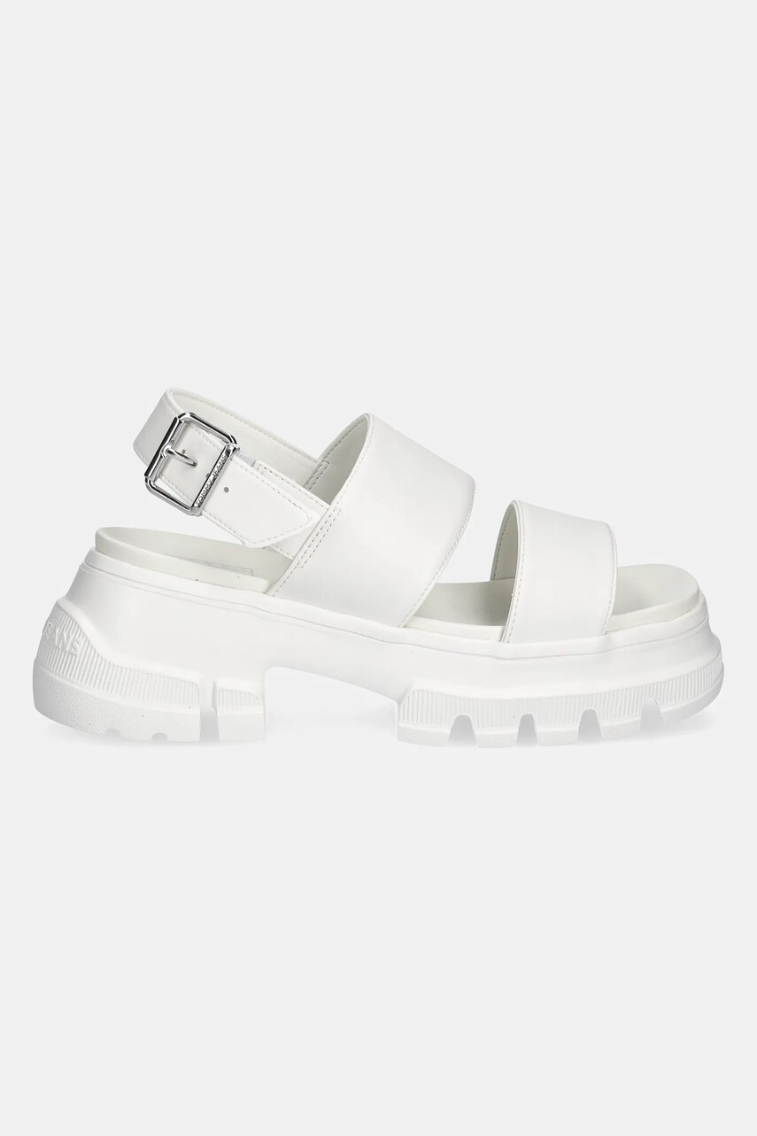 Сандалі Tommy Jeans CHUNKY CITY SANDAL жіночі колір білий на платформі EN0EN02750