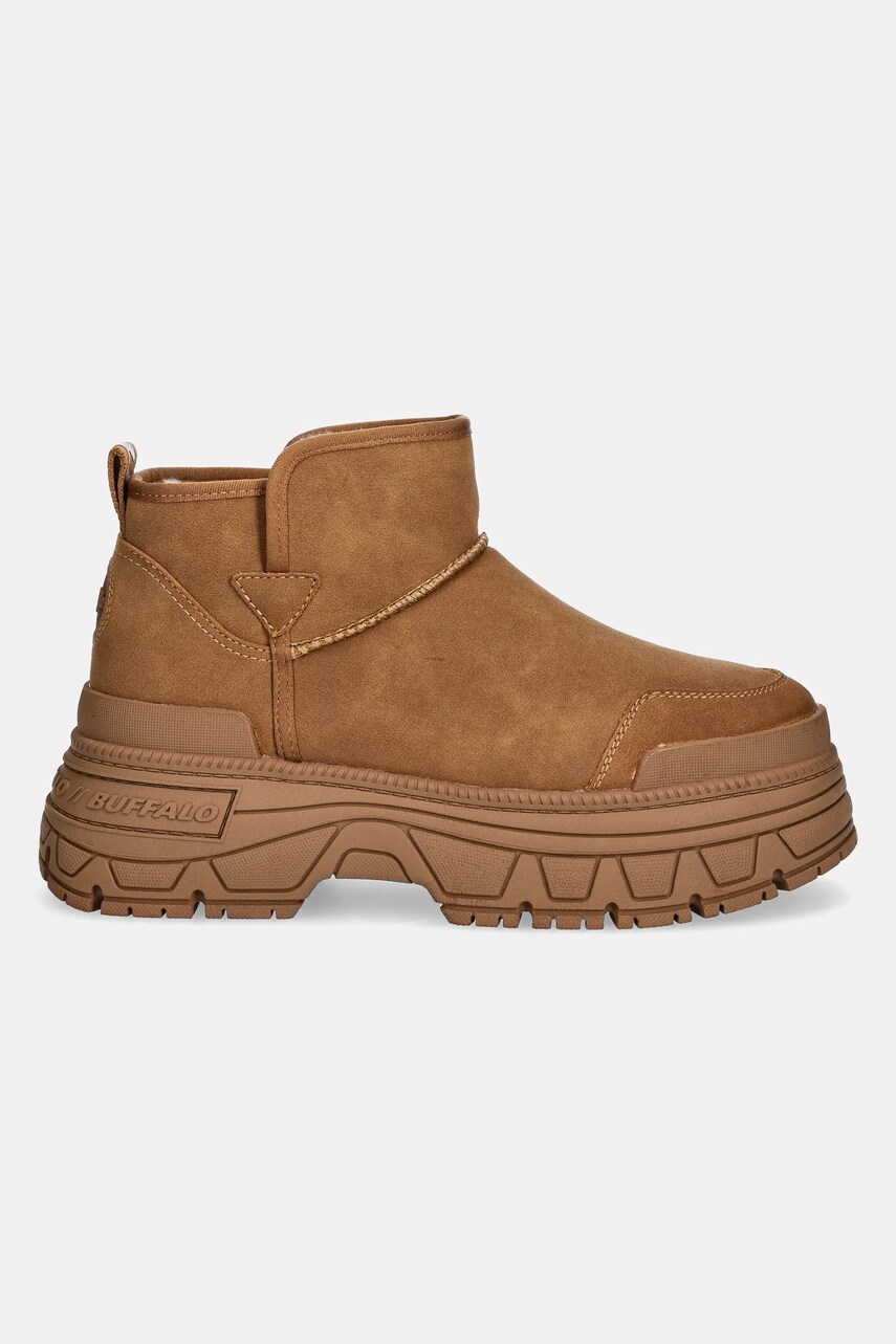 Зимові чоботи Buffalo Fusion Slip On Lo Warm колір коричневий 1270113-COG